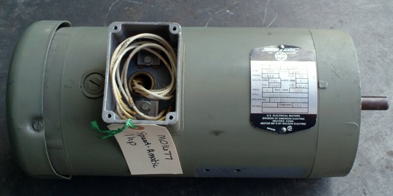 US Motors 611925 Speed-a-matic 1 HP Motor