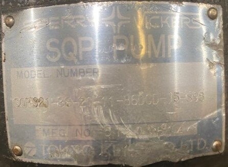 Sperry-Vickers SQP-321-38-21-11-86DCD-15-S98 Vane Pump - Image 2