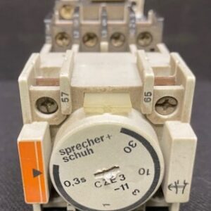 Sprecher + Schuh CA3-9 and CT 3(K) Motor Starter with Overload Relay