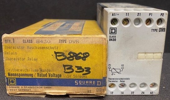 Square D 8430-DVR Series A Thermistor Relay