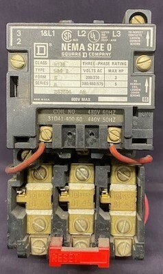 Square D 8536-SB0-2 Series A Starter