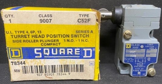 Square D 9007 C52F Series A Limit Switch