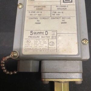 Square D 9012 GAW-5 Pressure Switch