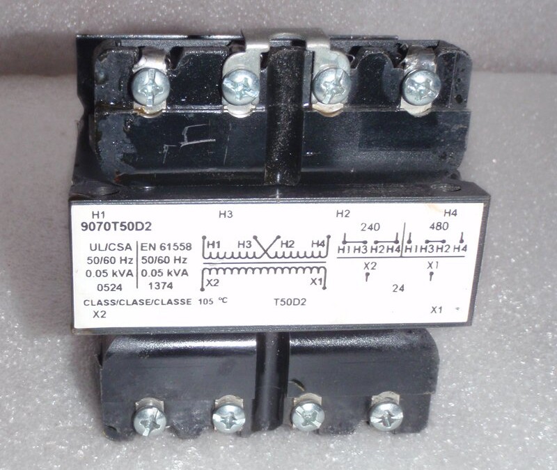 Square D 9070T50D2 Industrial Control Transformer - Image 2