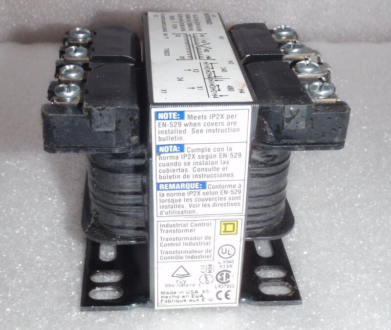 Square D 9070T50D2 Industrial Control Transformer