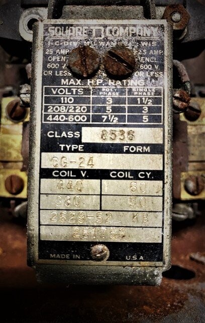 Square D CG-24 Enclosed Motor Starter - Image 3