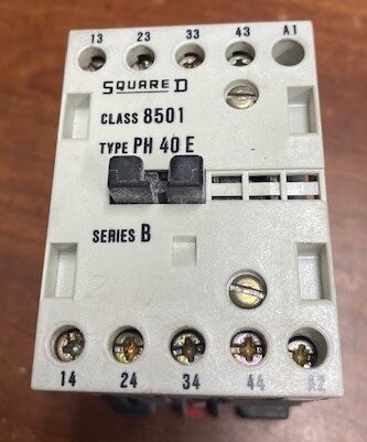 Square D 8501 Type PH40E Relay