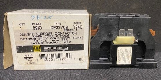 Square D DP32V09 Series A Definite Purpose Contactor