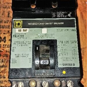 Square D FA34060 Circuit Breaker