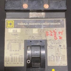 Square D FA36080 Series 2 Circuit Breaker