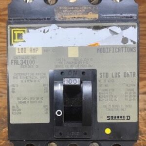 Square D FAL34100 Series-2 100 Amp Circuit Breaker