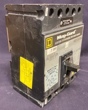 Square D FAL3600712M Mag-Gard 7-Amp Circuit Breaker