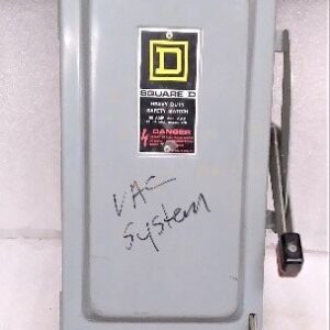 Square D H-361-N Heavy Duty Safety Switch