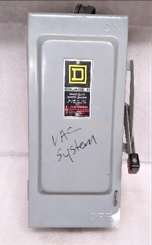 Square D H-361-N Heavy Duty Safety Switch