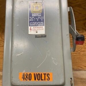 Square D H-363 Series D3 Enclosed Fusible Safety Switch