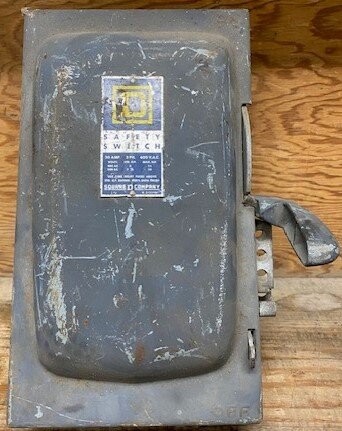 Square D H361 Series A2 Enclosed Fusible Safety Switch