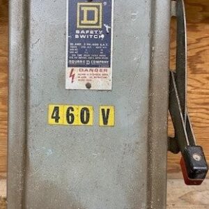 Square D H361 Series E1 Enclosed Fusible Safety Switch