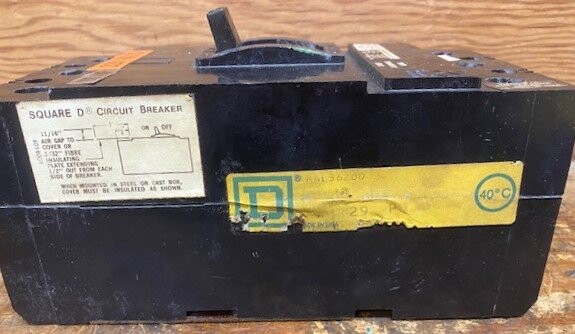 Square D KAL36200 Circuit Breaker - Image 3