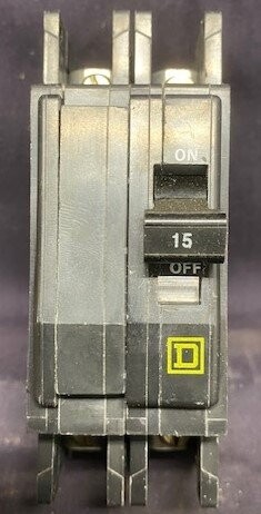 Square D QOU215 15 Amp Circuit Breaker