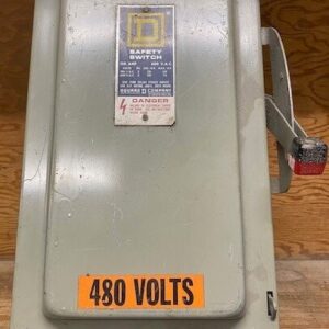 Square D Unknown Model Enclosed Safety Switch