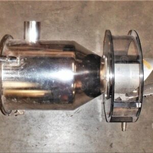 Unknown Brand Unknown Model Stainless Steel 13 Inch Diameter Receiver Hopper