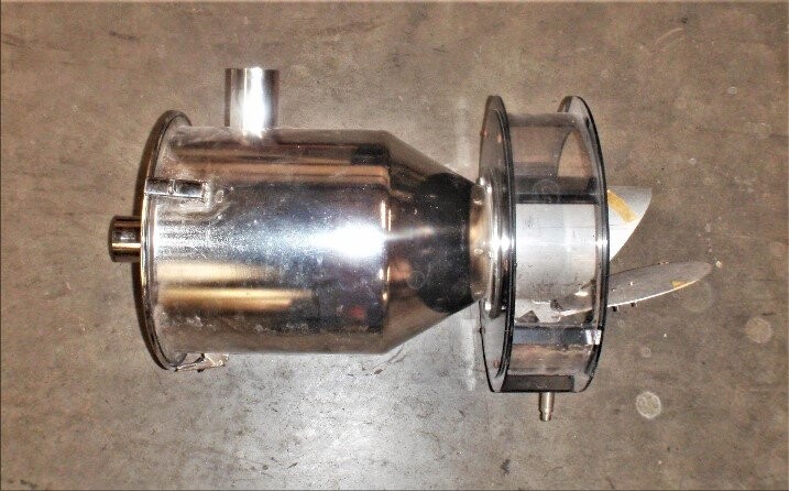 Unknown Brand Unknown Model Stainless Steel 13 Inch Diameter Receiver Hopper