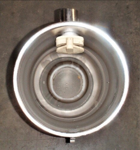 Unknown Brand Unknown Model Stainless Steel 13 Inch Diameter Receiver Hopper - Image 2