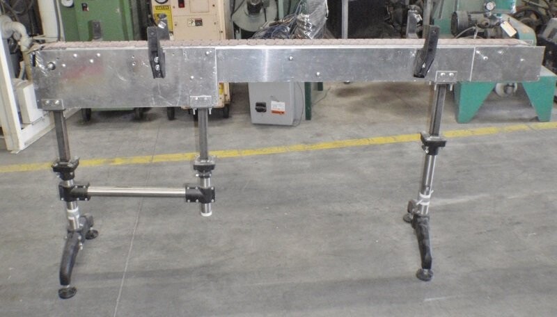 Unknown Brand Unknown Model Stainless Steel 84" Tabletop Conveyor