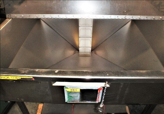 Unknown Brand Unknown Model Stainless Steel Cap Hopper and Cap Elevator Conveyor - Image 2