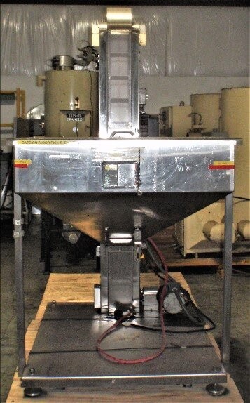 Unknown Brand Unknown Model Stainless Steel Cap Hopper and Cap Elevator Conveyor - Image 4