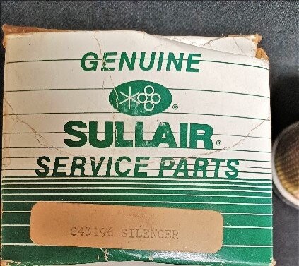 Sullair 043196 Compressed Air Silencer - Image 2