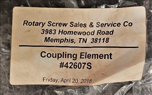 Sullair 42607 Coupling Element Replacement - Image 3