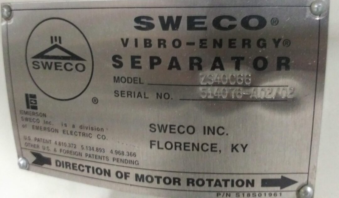 Sweco ZS40C66 40 inch Single Deck Screener Separator - Image 4