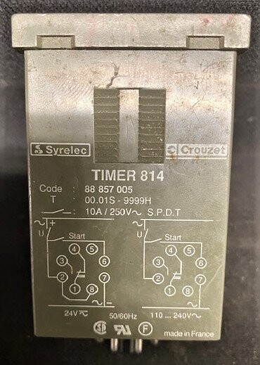 Syrelec-Crouzet 88-857-005 Series 814 Digital Timer - Image 2