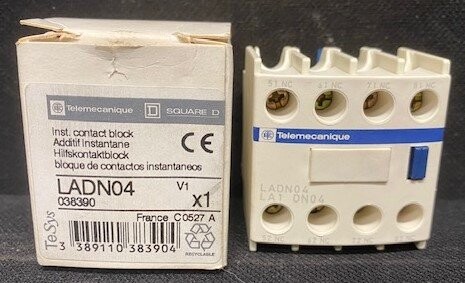 Telemecanique-Square D-Schneider Electric LA1-DN04 Contactor Block