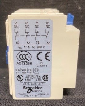 Telemecanique-Square D-Schneider Electric LA1-DN04 Contactor Block - Image 3