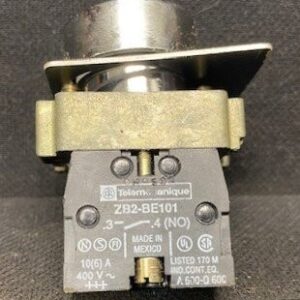 Telemecanique ZB2-BE101 Contact Block on Mounting Block with Push Button