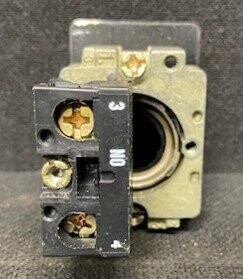 Telemecanique ZB2-BE101 Contact Block on Mounting Block with Push Button - Image 3