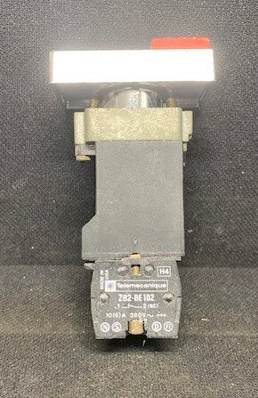Telemecanique ZB2-BE101/ZB2-BE102 Contact Blocks on Pilot Light with On/Off Switch - Image 2