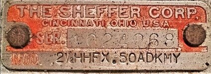 Sheffer Corporation 2½HHFX.50ADKMY Program Cylinder - Image 2