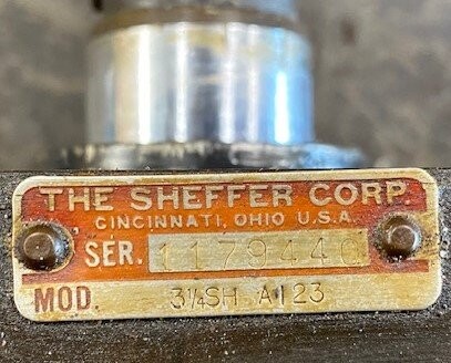 Sheffer Corporation 3¼SH-A123 Program Cylinder - Image 3