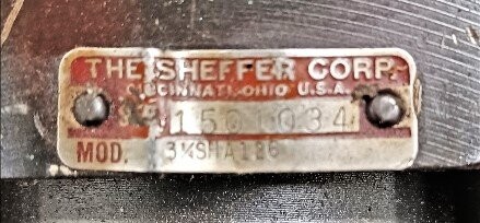 Sheffer Corporation 3¼SHA126 Program Cylinder - Image 2