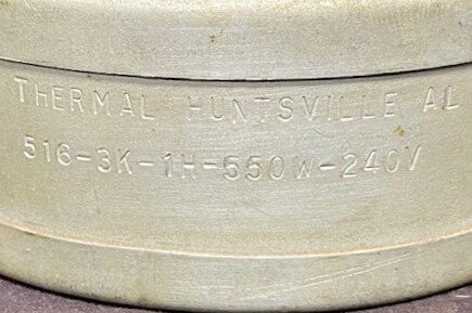 Thermal Corporation 516-3K-1H Band Heater - Image 2