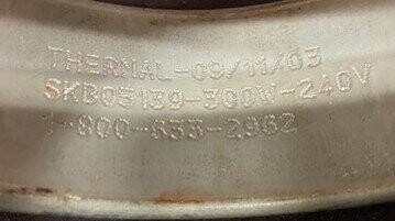 Thermal Corporation SKB-5139-300W-240V Band Heater - Image 2