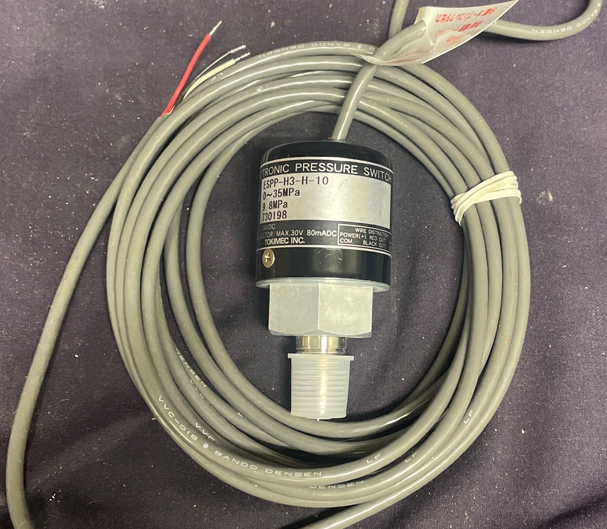 Tokimec inc. electric pressure switch