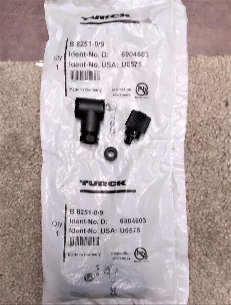 Turck B8251-0/9 Circular Connector Plug