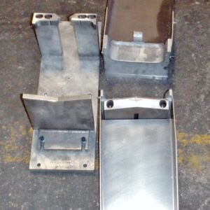 Uniloy Unknown Model 4 Liter No Handle Square Blow Mold Trim Tooling