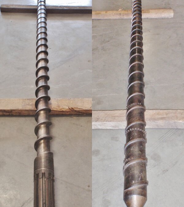 Uniloy 80mm Extruder Screw