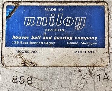 Uniloy 858 Square Gallon Blow Mold - Image 2