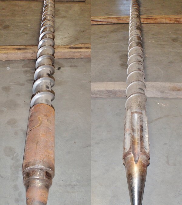 Uniloy 90mm 2640mm Extruder Screw